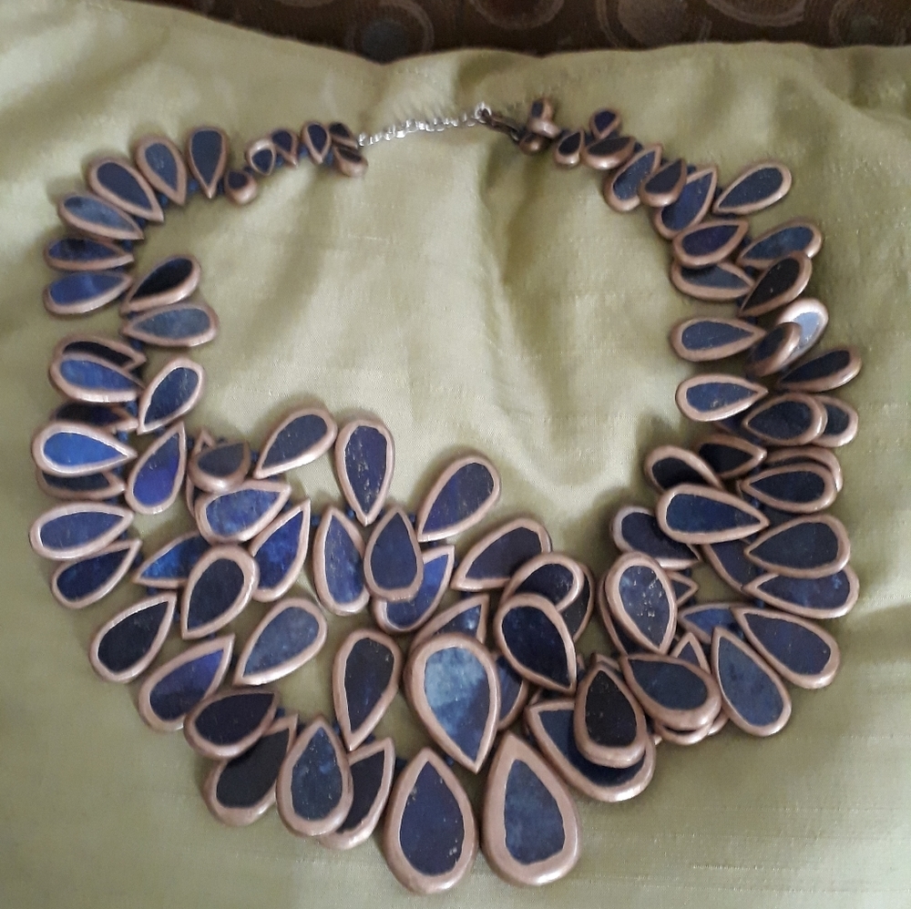 Lapis Statement Necklace